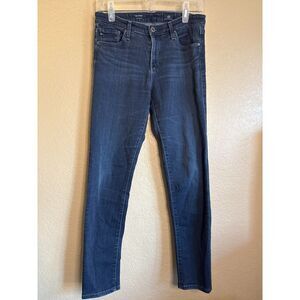 AG Adriano Goldschmied The Prima Cigarette Leg Skinny Jeans Size 28R Dark Blue